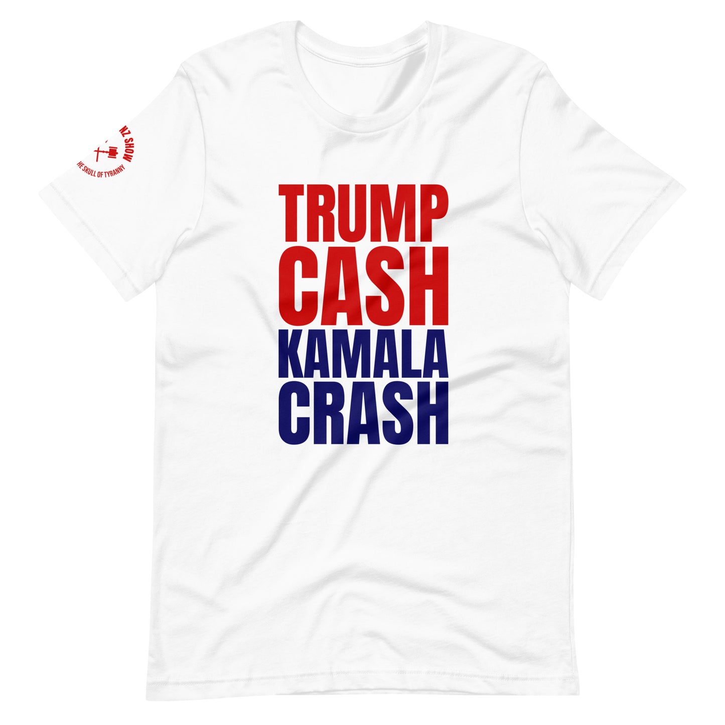 TRUMP CASH OVER KAMALA CRASH | (light tee)