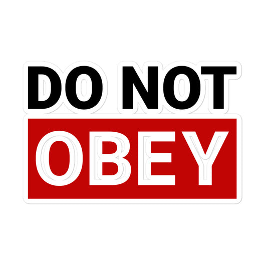 DO NOT OBEY | sticker