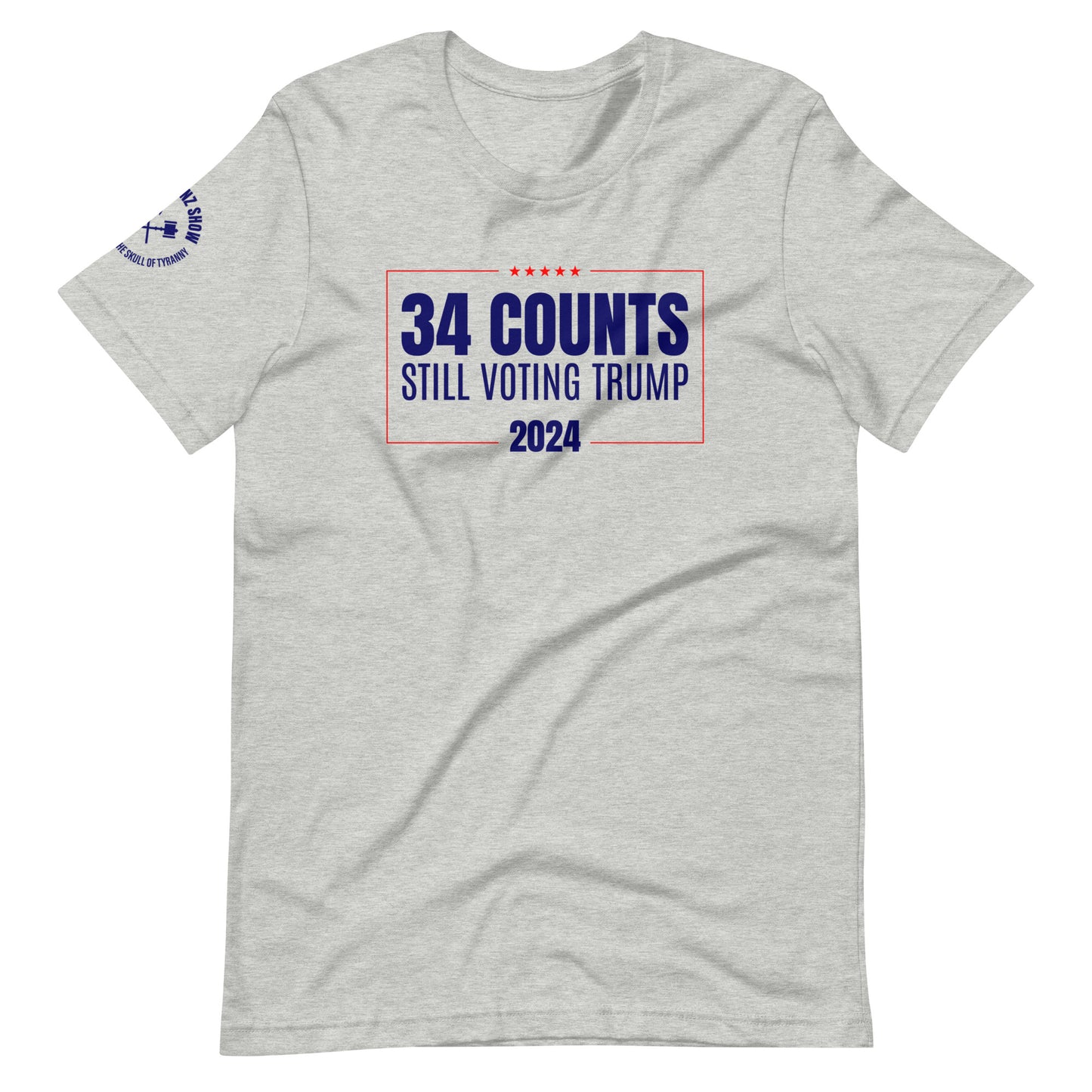 34 COUNTS - STILL VOTING TRUMP | (light tee)