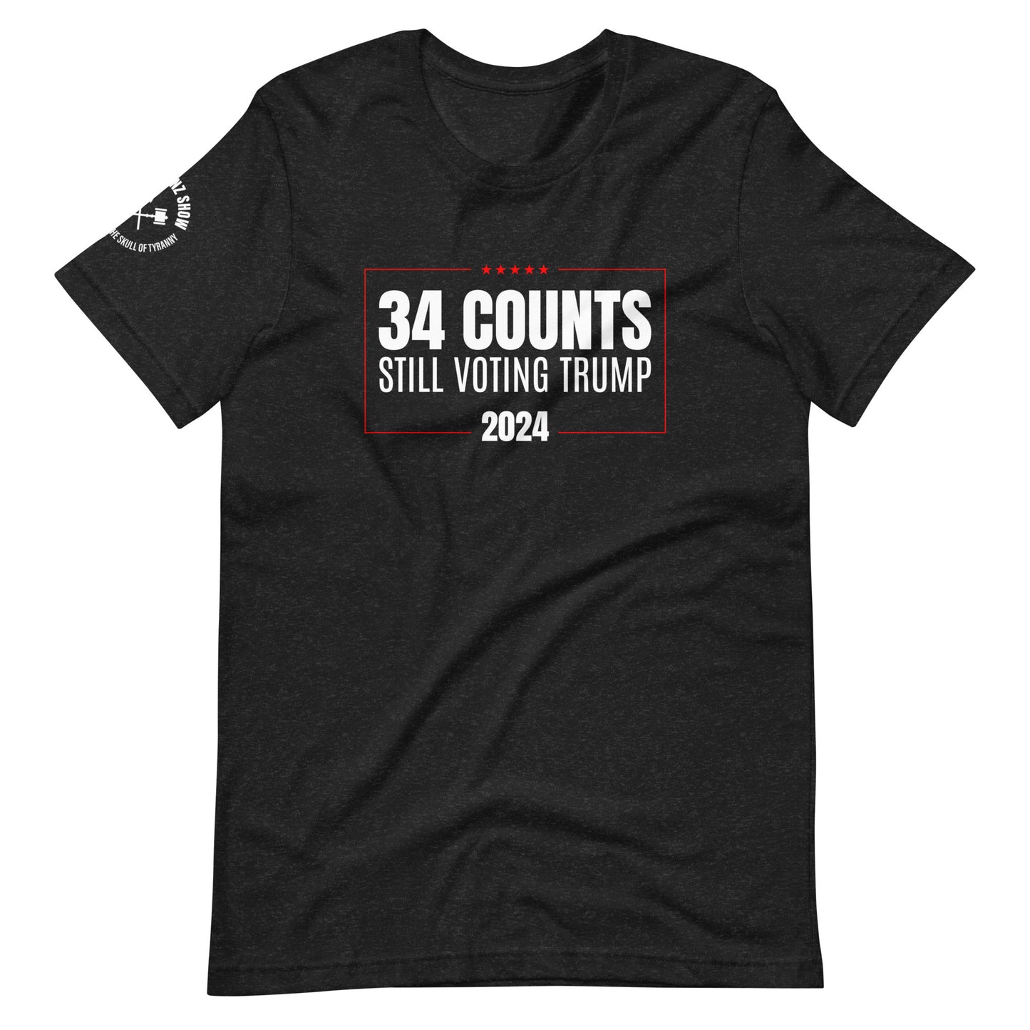 34 COUNTS - STILL VOTING TRUMP | (dark tee)