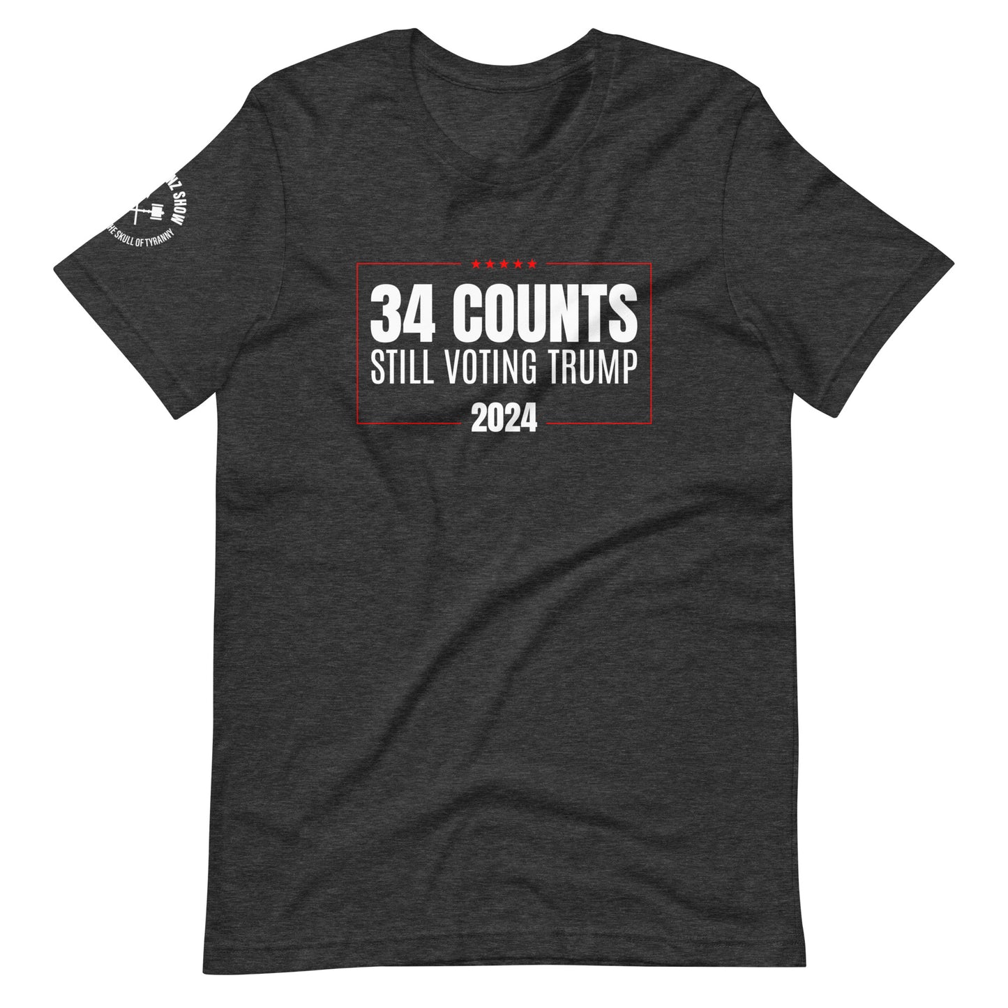 34 COUNTS - STILL VOTING TRUMP | (dark tee)