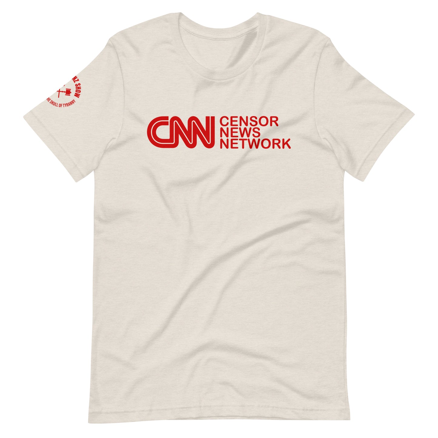 CNN CENSOR NEWS NETWORK | (light tee)