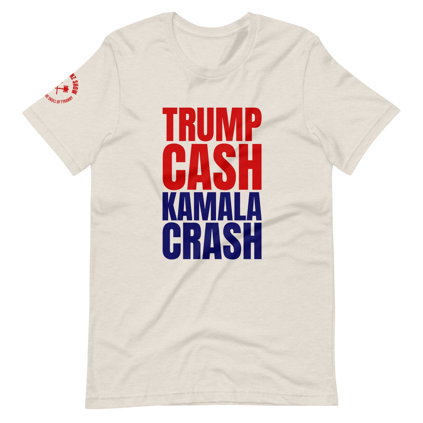 TRUMP CASH OVER KAMALA CRASH | (light tee)