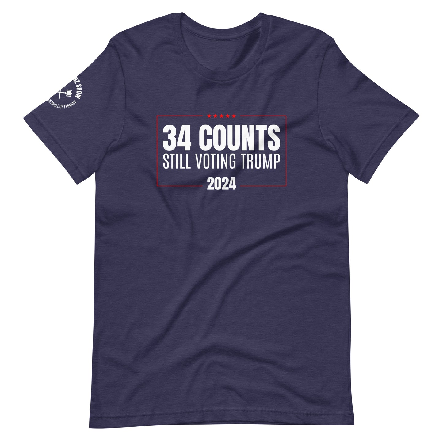 34 COUNTS - STILL VOTING TRUMP | (dark tee)