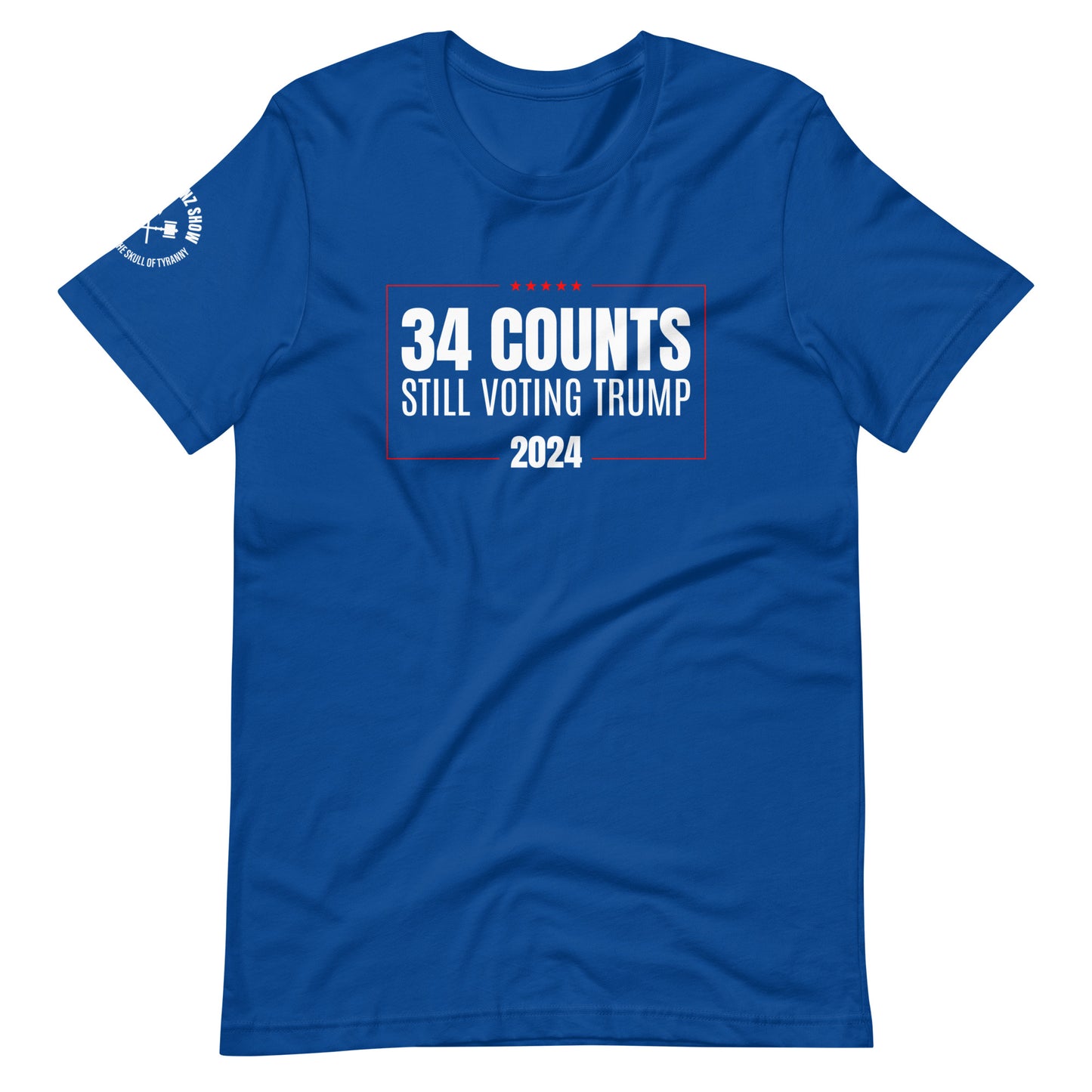 34 COUNTS - STILL VOTING TRUMP | (dark tee)