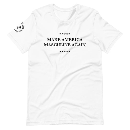 MAKE AMERICA MASCULINE AGAIN | (light tee)