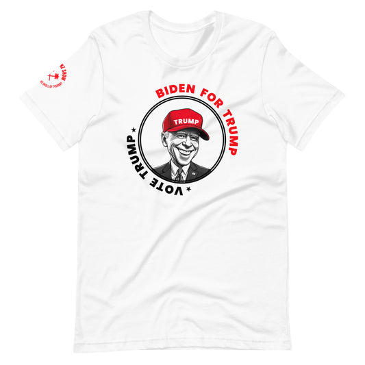 BIDEN FOR TRUMP | (light tee)